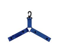 FewNvWa Pom Poms Holder Strap per Conservare Palline Cheerleading Cintura Portapompon per Zaini Accessorio Robusto con Gancio Nylon Chiusura a Pressione, Blu