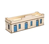 FewNvWa Puzzle Edificio Modellino 3D Fai da Te Blocco Architettura Orologio da Tavolo Ornamento Bambola Adatto per Regalo Scenari Diorama, Piatto