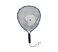 FewNvWa Rete da Pesca Rete con Moschettone Maglia Resistente per Acqua Dolce E Salata Telaio Solido in Alluminio Manico Comfort Trasporto Pratico Adatta per P, Blu