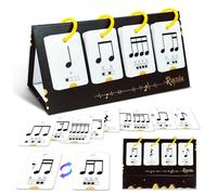 FewNvWa Schede Didattiche per Pianoforte con Note Musicali, Oggetti di Scena, Schede Flash Musicali Visive, Musica Portatile