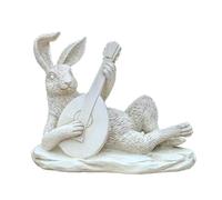 FewNvWa Scultura Animaletto Coniglio da Esterno in Resina per Giardino E Patio Adatta per Decorazioni E Regali, Style D