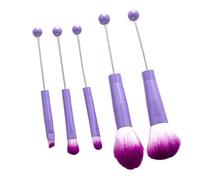 FewNvWa Set di 5 Pennelli per Il Trucco Occhi, Strumento per Il Trucco Fai Da Te, Pennelli Professionali Comodi, per Adulti, Ideali per La Fidanzata, Viola