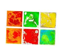 FewNvWa Set di 6 Giocattoli Sensoriali in Gel Liquido, Ideali per I Bambini, Realizzati in Morbido TPU per Stimolare La Percezione - Regalo di Pasqua, Piazza