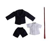 FewNvWa Set di Vestiti in Miniatura per Bambole: Camicia a Maniche Corte E Pantaloncini. Materiale Realistico, Adatto per Collezionismo E Giochi di Immaginazi, Blu Scuro