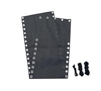 FewNvWa Sostituzione della Fodera per Sedia da Giardino con Installazione del Cavo, Nero 42cmx150cm
