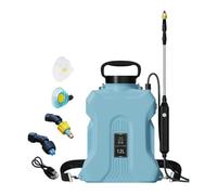 FewNvWa Spruzzatore da 12 Litri, con Doppia Tracolla, Versatile E con Braccio Spruzzatore Retrattile per La Cura degli Animali Domestici, Blu