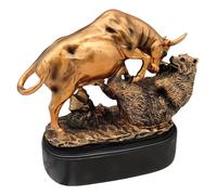 FewNvWa Statua di Lotta tra Orsi, Statuetta in Resina, Regalo, Decorazione Moderna per La Scrivania