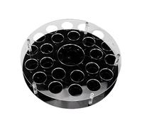 FewNvWa Supporto Organizer in Acrilico per Bicchieri Da Vino, Perfetto per Esporre Bicchieri Da Cocktail E Da Whisky, Ideale per Il Servizio Bar, Circolare