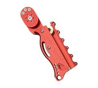FewNvWa Tendifilo per Aquilone, Avvolgifilo Rapido, Strumento Leggero, Compatto, Portatile, Robusto, Accessorio per Aquiloni, Blocco Filo, Rosso