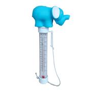 FewNvWa Termometro Galleggiante per Piscina, Termometro per Acqua, Termometro per Nuoto, Simpatico Modello a Forma di Animale, Materiale in PVC, Lettura Preci, Elefante