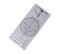 FewNvWa Tracciatore Di Rotta per La Navigazione, Divisore per Navigazione in Plastica, Misura 29,46 X 12,95 Cm, Goniometro Con Una Mano Singola per La Gazione Costiera, La Gazione E L'addestramento