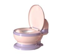 FewNvWa Vasino Conforme Al Water Reale con Materiale Resistente in Pp E Seduta Confortevole Allargata con di Estrazione Rapida Del Contenitore E, Tappetino Rigido Rosa E Viola, Taglia unica bambino