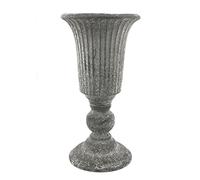 FewNvWa Vaso per Fiori Piccolo, Vaso Decorativo per Boccioli, Ideale per La Casa, Le Feste, L'Ufficio E Come Centrotavola, Grigio