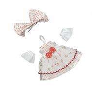 FewNvWa Vestito Bambola Set Abbigliamento Accessori Bambole Design Vari Materiali Resistenti Cuciture Artistiche Facile da Indossare Adatto Gioco Creativo, Abito Principessa Rosa