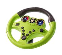 FewNvWa Volante Giocattolo Portatile per Bambini E Bambine, con Ventosa E Cinturino, Ideale per Il Gioco di Ruolo, Piccola Base Verde, Taglia unica bambino