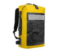 FewNvWa Zaino Impermeabile Sacco Portatile Borsa Arrotolata PVC Resistente Molteplice Funzione Stoccaggio Ampio Adatto per Sport Acquatici Montagna Viaggi, Giallo