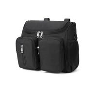 Fexkean Organizer per Passeggino,Borsa Multifunzione per Passeggino,Utilizzabile Come Borsa a Tracolla Con Tracolla Regolabile,Grande Capacità per Gli Oggetti Essenziali del Bambino(2411-Nero)