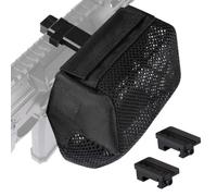 Feyachi Rete cattura bossoli in nylon addensato e resistente al calore per armi con attacco a guida Picatinny (Nero)