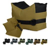 Feyachi Supporto da tiro per esterni, supporto da tasca anteriore e posteriore, supporto SandBag con 600 denari, costruzione durevole e resistenza all'acqua per fucile da caccia (marrone)