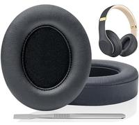 FEYCH - Cuscinetti di ricambio per cuffie Beats Studio 2.0 Wired/Wireless B0500/B0501 e Beats Studio 3.0 (Titanio)