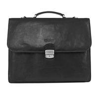 FEYNSINN BERLIN cartella portadocumenti vera pelle EMILIO grande XL I Borsa tracolla Università Ufficio Lavoro uomo 15 pollici I borsa ventiquattrore porta PC nera