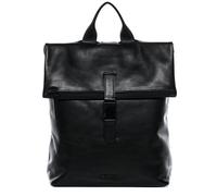 FEYNSINN® Zaino vera pelle MATS grande borsa a spalla borsa a zainetto backpack uomo donna nero prodotto artigianale