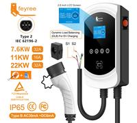feyree EV Caricabatterie Type2 Cavo 32A 7.6kW Carica dinamica Blancing EVSE Wallbox APP Funzione 11kW 22kW Stazione di ricarica Auto elettrica 7.6KW 32A 1 phase