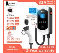 feyree EV Caricatore Type2 Cavo 32A 7.6KW Carico Dinamico Blancamento EVSE Wallbox APP Funzione 11KW 22KW Stazione di Ricarica Auto Elettrica