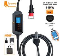 Feyree Type2 Cavo Caricatore EV portatile 11KW 16A 3P Caricatore per auto Wi-Fi APP Controllo EVSE Scatola di ricarica Spina CEE per veicolo elettrico