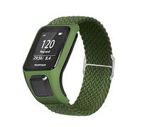 Feysentoe Cinturino per TomTom Runner 2/3 Cardio + Music per TomTom Spark Cinturino di Ricambio(Army Green)