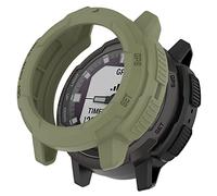 Feysentoe Pellicola Cover Compatibile con Garmin Instinct Crossover TPU Totale Ultra Sottile Robusta Cover Custodia Protettiva.(verde)