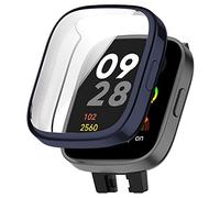 Feysentoe Pellicola Protettiva Cover Compatibile con RedMi Watch 3 TPU Protezione Totale Ultra Sottile HD Clear Pellicola Protettiva.(Blu notte)
