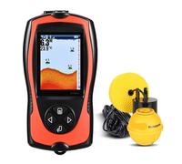 FF1108-1CT Fish Finder portatile 100M/300FT Profondità Allarme pesce Rilevatore di cablato ecoscandaglio wireless for la pesca