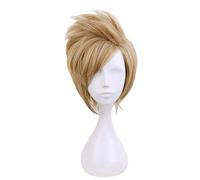 FF15 Final Fantasy XV Prompto Argentum Parrucca Cosplay Lino corto Bionda Resistenza al calore Fibra Capelli Parrucche costume anime KUMZ8862