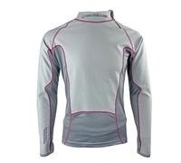 FF5031 Maglia Antivento Forcefield Tornado 2 Grigio tenue/Borgogna Taglia:S