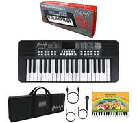 ffalstaff STUDIO-37 Tastiera Elettronica Ricaricabile 37 Tasti per uso Scolastico - Borsa con Imbottitura di 5 mm con Tracolla e E-book "Suona la Tastiera"