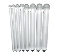 FFBHBLD Set di 8 Dilatatori Uretrali in Vetro, Dilatatore per Pene in Cristallo Liscio Lungo 10 Cm, Suoni Uretrali Trasparenti, Stimolazione Uretrale, Sex Toy per Uomini, Masturbazione
