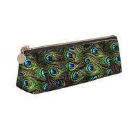 FFCVZAA Astuccio portapenne con stampa con piume di pavone, per scuola, università, ufficio, ragazzi e ragazze, materiale per lo studio