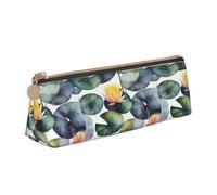 FFCVZAA Black Lily Pads 1 Stampa Convenienza Astuccio portapenne Scuola College Ufficio Ragazzi Ragazze Studio Forniture