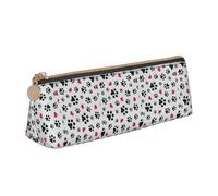 FFCVZAA Love Cat Paw Cuore Cucciolo Piede Stampa Convenienza Astuccio portapenne Scuola College Ufficio Ragazzi Ragazze Studio Forniture