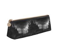 FFCVZAA Nero e Bianco Teschi 1 Stampa Convenienza Matita Astuccio Penna Scuola College Ufficio Ragazzi Ragazze Studio Forniture