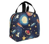 FFCVZAA Scatola termica per il pranzo, con cielo stellato, universo, stampa spaziale, pasti, snack, bevande, scuola, attività all'aperto, pendolari quotidiani