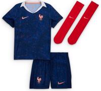 FFF 2025/26 Stadium Home FZ9235-492 - Maglia da Calcio Replica Nike per Bambini Piccoli, Blu Void/Rosso università/radice Madder Chiaro, FZ9235-492, XL