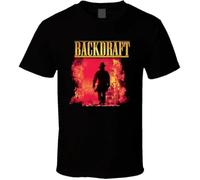 fffresttv Backdraft Retor 90's Action Movie T Shirt Black M