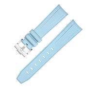 FFHAO Cinturino In Gomma Per Omega X Swatch Joint MoonSwatch Constellation Uomini Donne Impermeabile Sportivo 20mm Fine Curva Cinturino Cinturino Della Cinghia Della Vigilanza, 20, agata