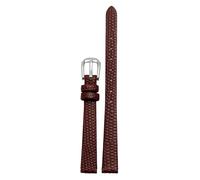 FFHAO Cinturino in vera pelle da donna braccialetto 6mm 8mm 10mm 12mm lucertole cinturino in pelle piccolo orologi da polso cintura fibbia Pin, 10 mm, agata