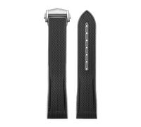 FFHAO Cinturino per orologio Omega X Swatch MoonSwatch Sport in gomma siliconica 20 mm 300 Diving AT150 cinturino per orologio con estremità curva, 20mm, agata
