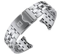 FFHAO Per bracciale Tissot T120 stella marina serie 1853 cinturino in acciaio T120407A T120407 da uomo in acciaio fine catena, 21 mm, Agata