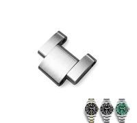 FFHAO Per Rolex Submariner OYSTERFLEX GMT 20mm Cinturino per Orologio Bracciale 904L Acciaio Inox Glide Pieghevole Fibbia Cinturini, 20mm, agata