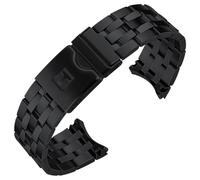 FFHAO Per Tissot T120 Starfish Series cinturino da polso 1853 cinturino in acciaio T120407A T120407 da uomo in acciaio fine catena, 21mm, agata